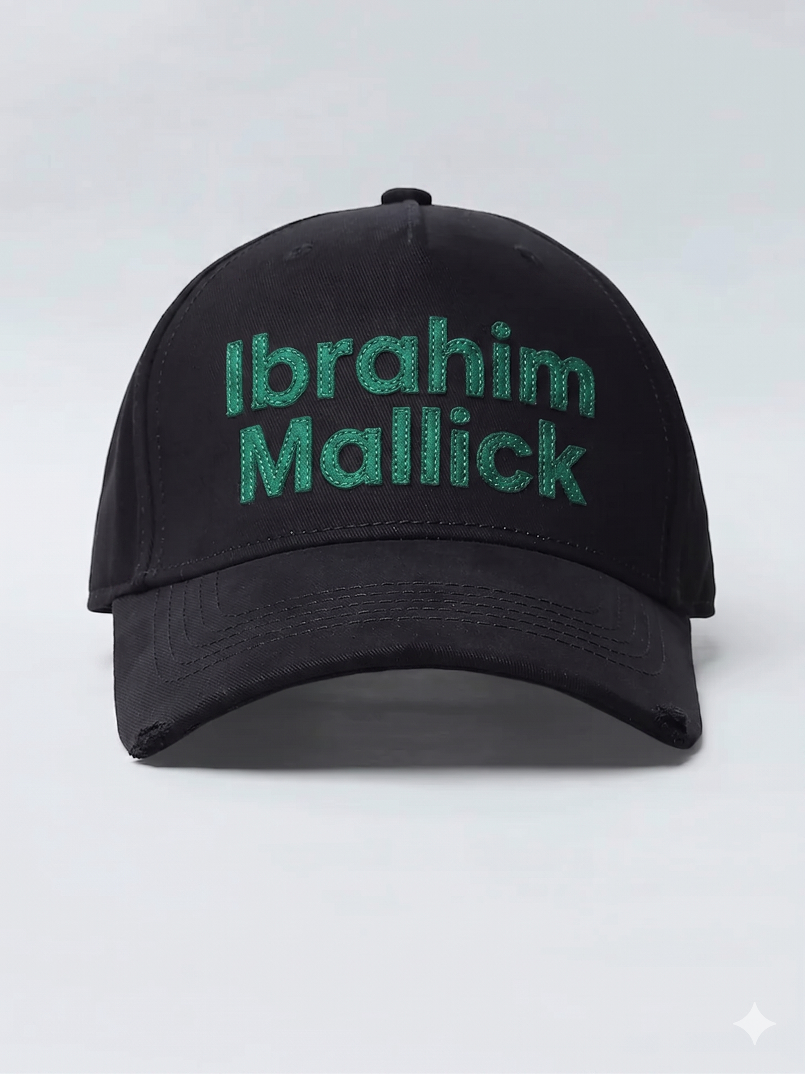 Premium Distressed Cotton Baseball Cap – Custom Embroidered Edgy Dad Hat