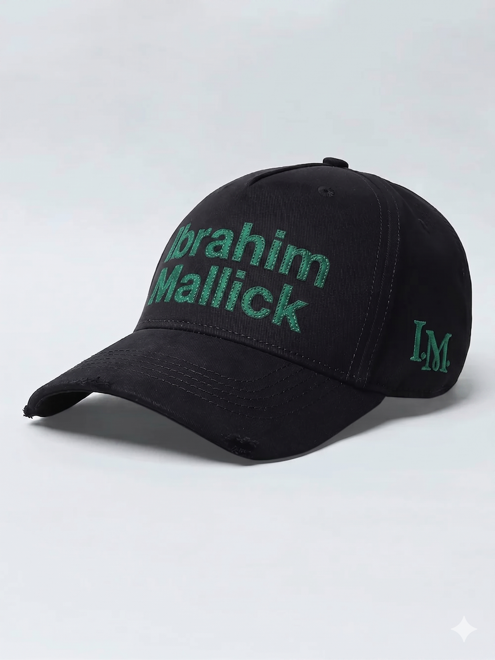 Premium Distressed Cotton Baseball Cap – Custom Embroidered Edgy Dad Hat