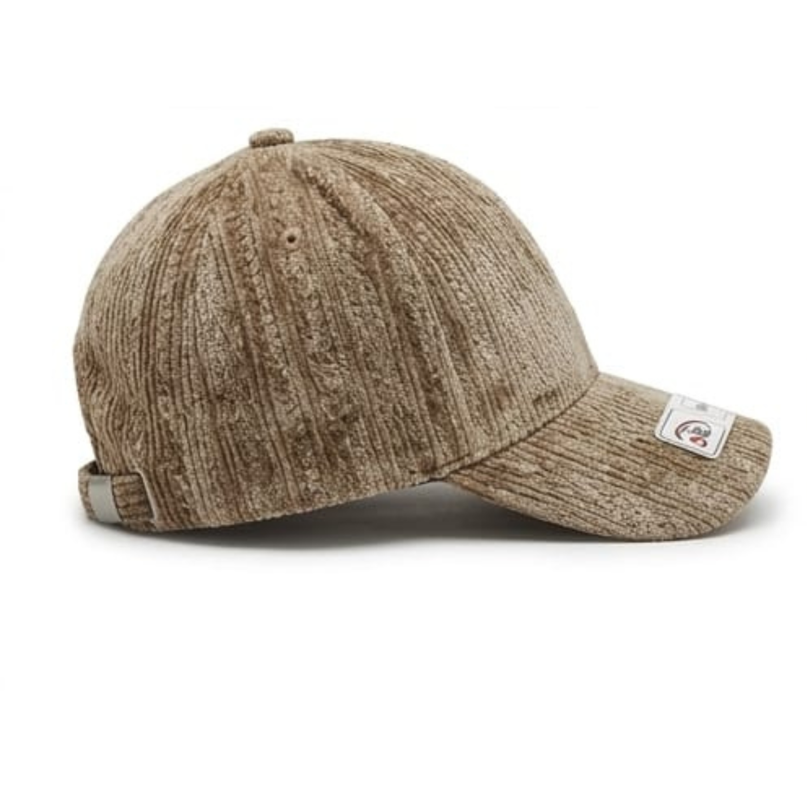Unisex Ribbed Chenille Velvet Baseball Cap – Warm Winter NY Embroidered Curved Visor Cap