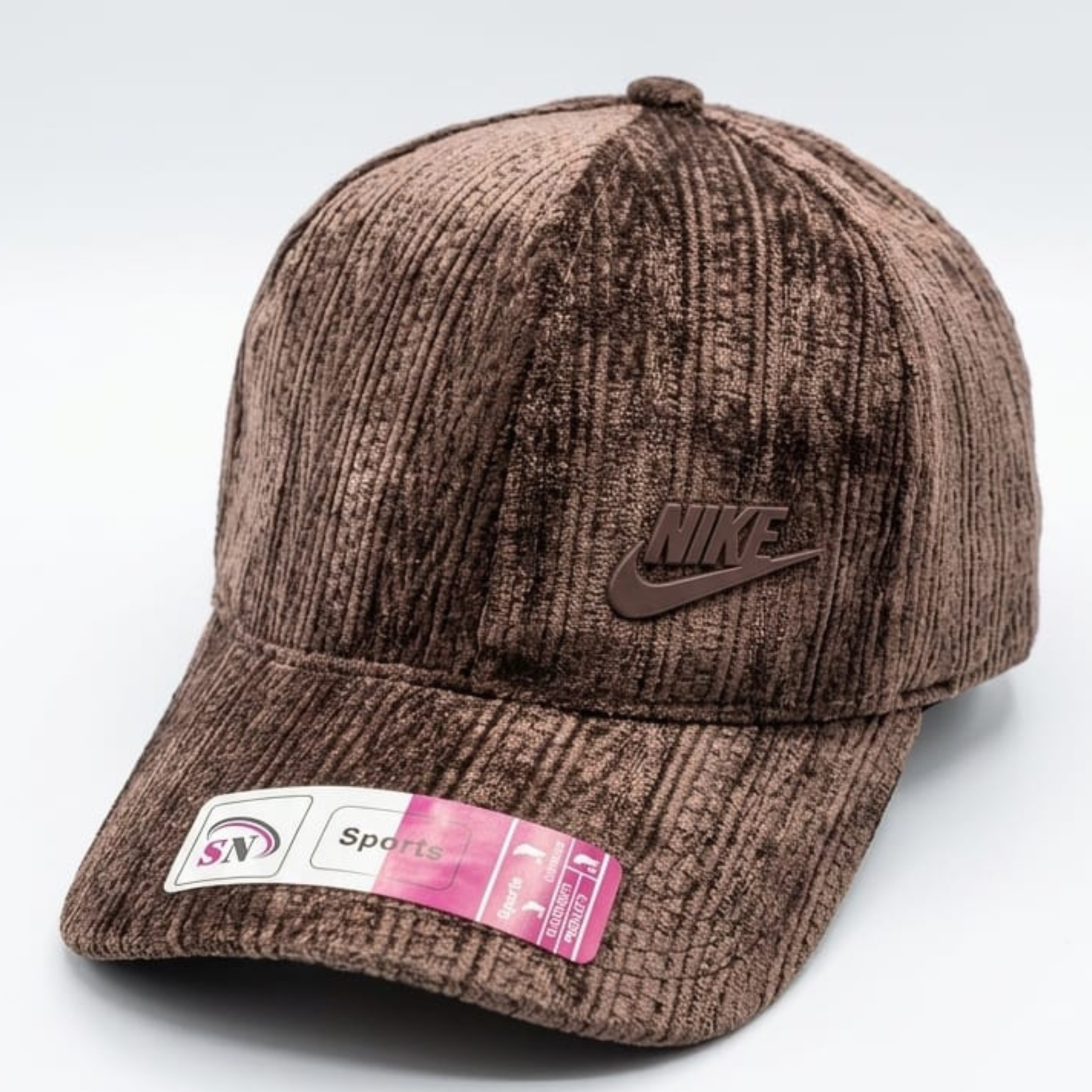Unisex Ribbed Chenille Velvet Baseball Cap – Warm Winter NY Embroidered Curved Visor Cap
