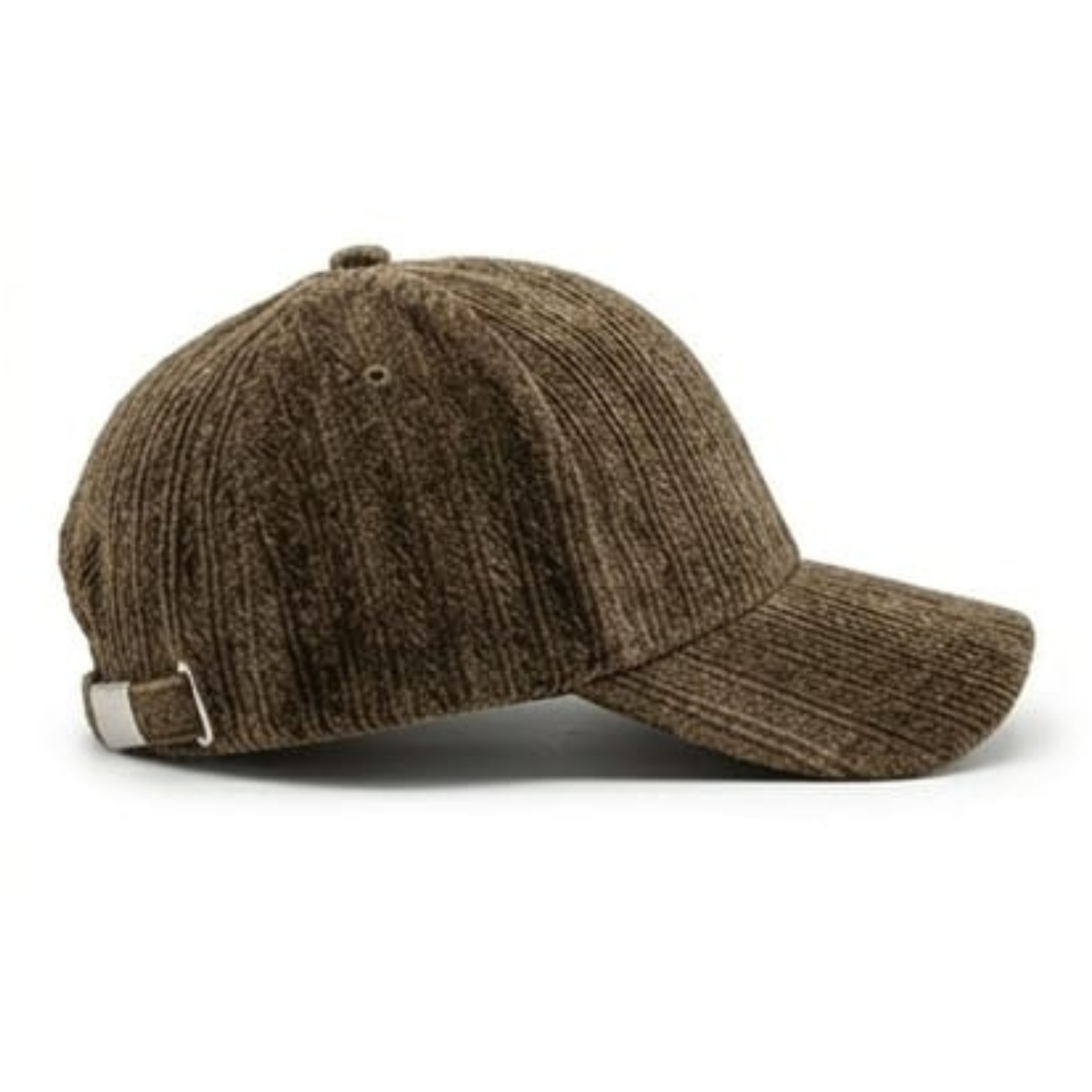 Unisex Ribbed Chenille Velvet Baseball Cap – Warm Winter NY Embroidered Curved Visor Cap