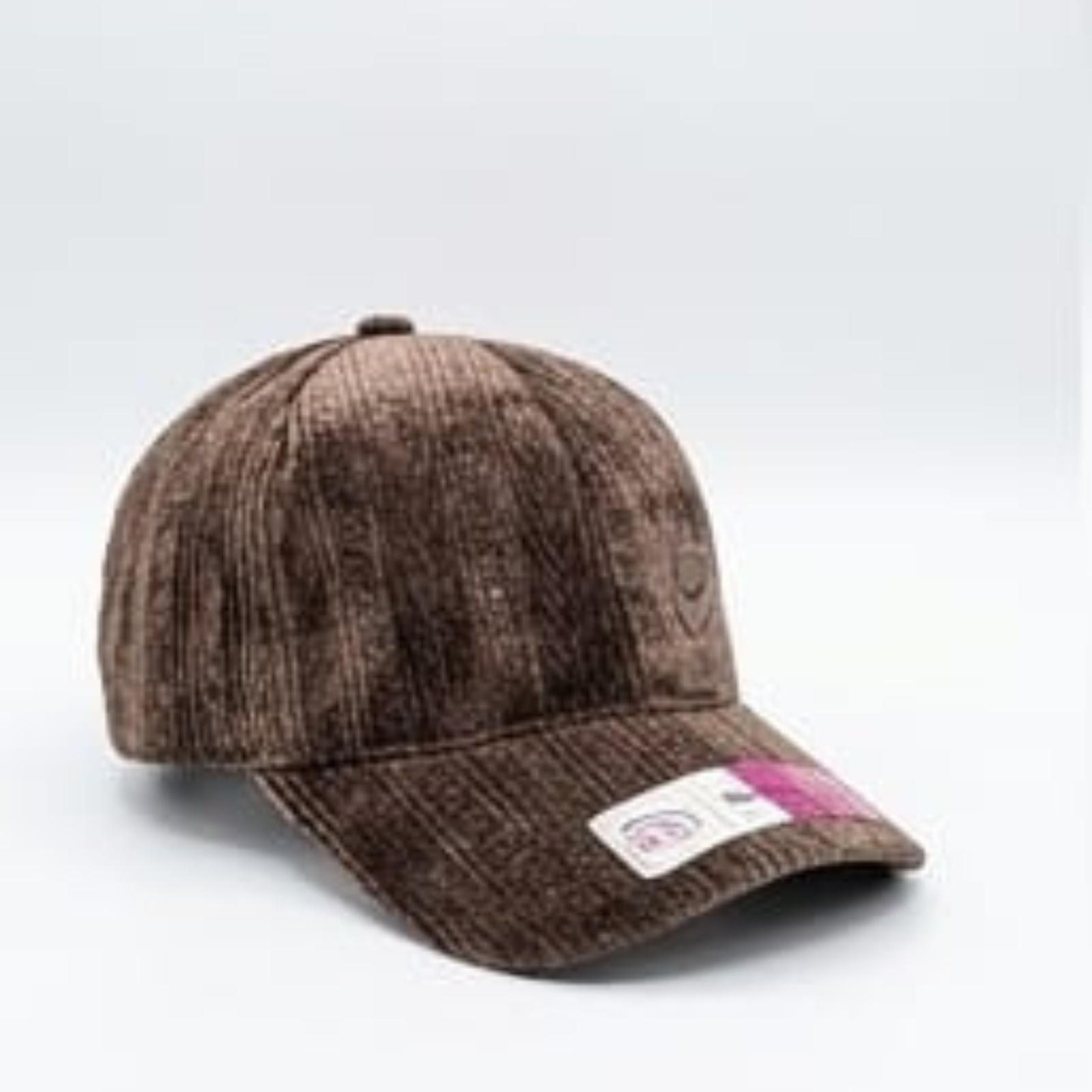 Unisex Ribbed Chenille Velvet Baseball Cap – Warm Winter NY Embroidered Curved Visor Cap