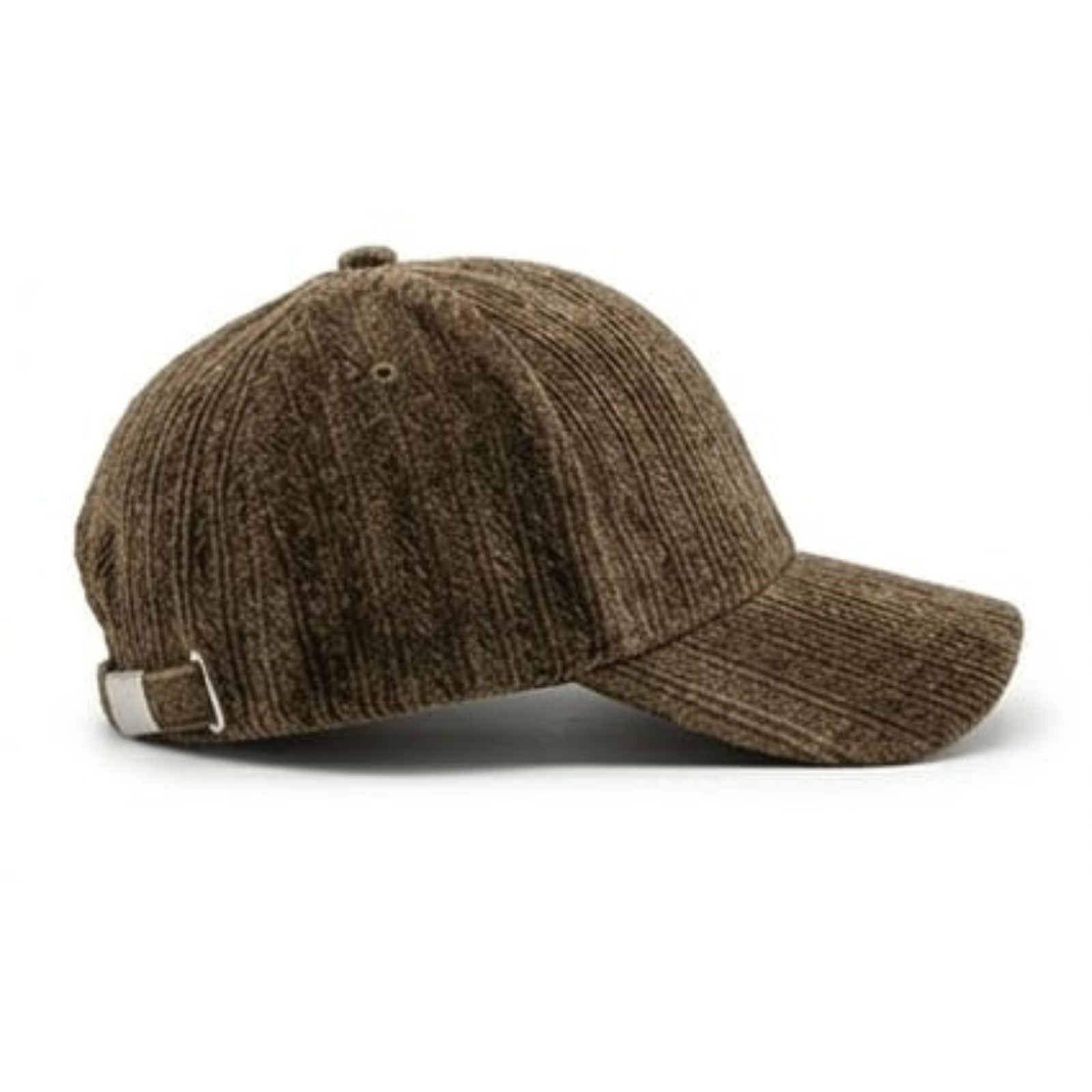 Unisex Ribbed Chenille Velvet Baseball Cap – Warm Winter NY Embroidered Curved Visor Cap