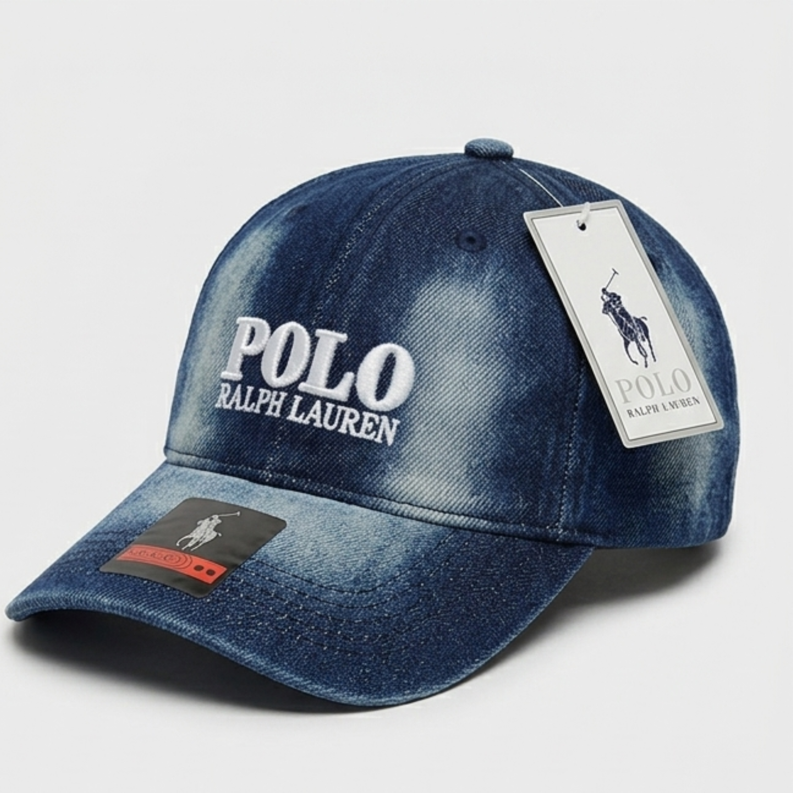 Premium Vintage Acid Wash Denim Baseball Cap (Unisex / Free Size)