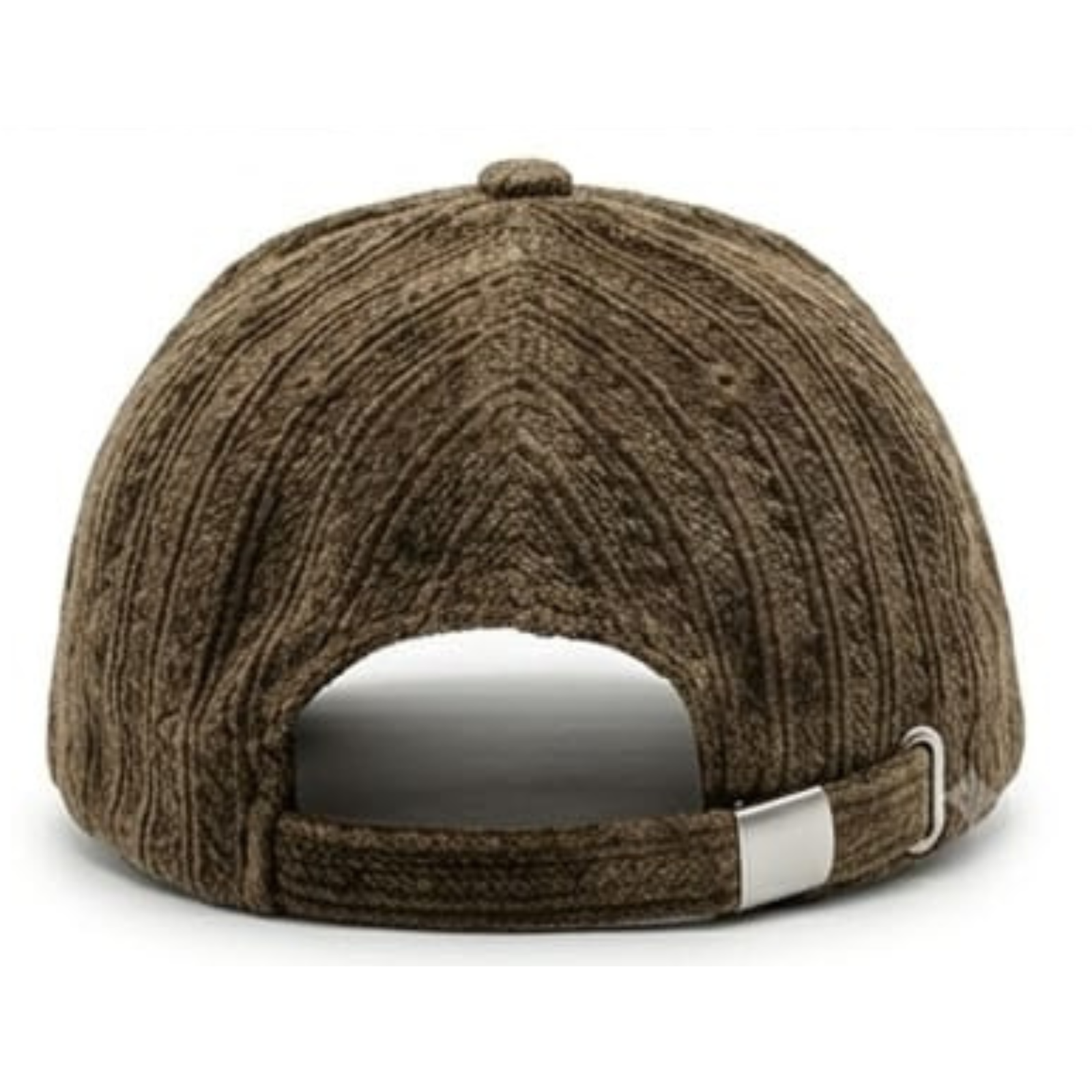 Unisex Ribbed Chenille Velvet Baseball Cap – Warm Winter NY Embroidered Curved Visor Cap