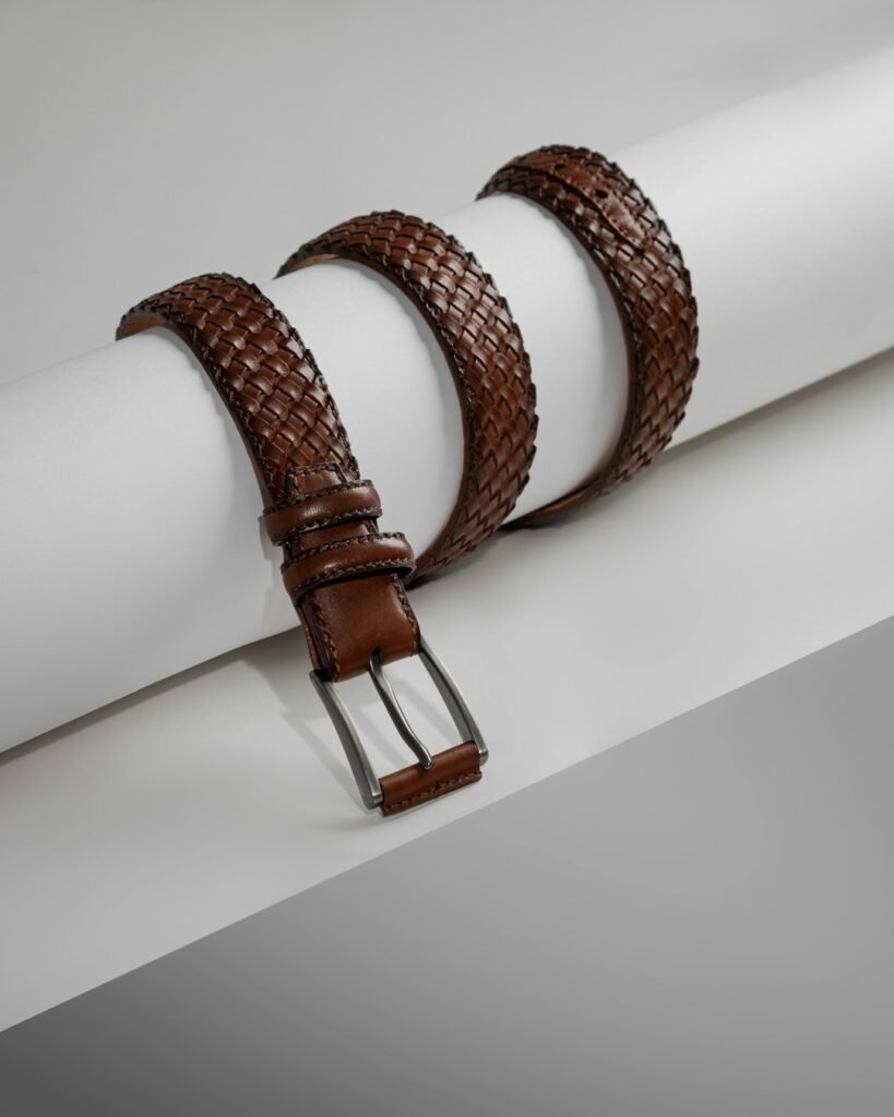 Belt product photograph for Layzan demo catalog